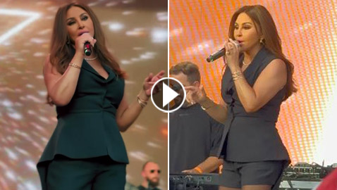 إليسا تمازح فتاة في حفل السويد بشأن زواجها.. فماذا قالت لها؟